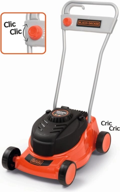 Bērnu zāles pļāvējs Black+Decker no Smoby