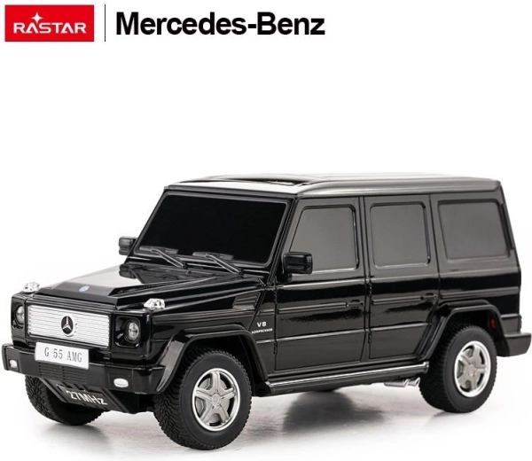 Rastar Mercedes G55 RC auto ar tālvadību 1:24 melns - 1 gab.