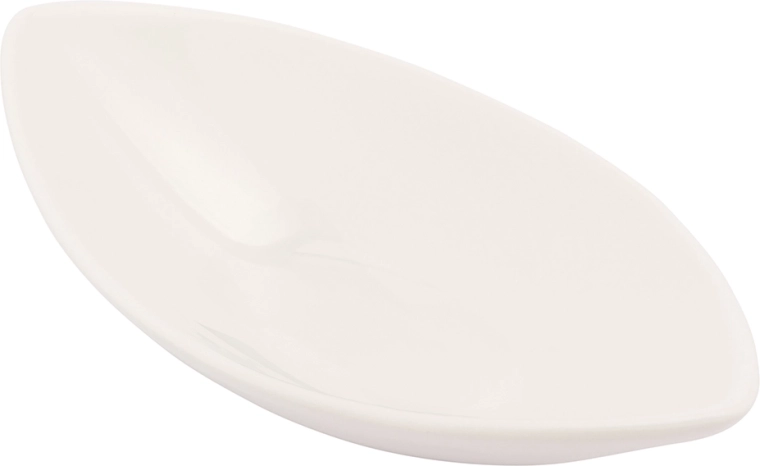 Clean oval shape for elegant serving
