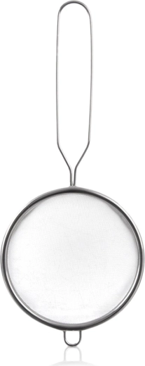 Stainless steel kitchen strainer with handle 10 cm