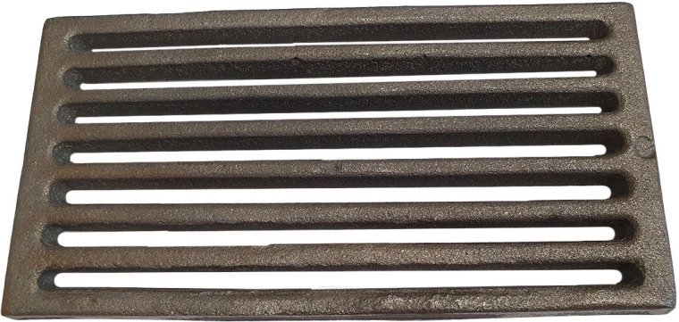 Flat cast iron grate 310 × 160 mm