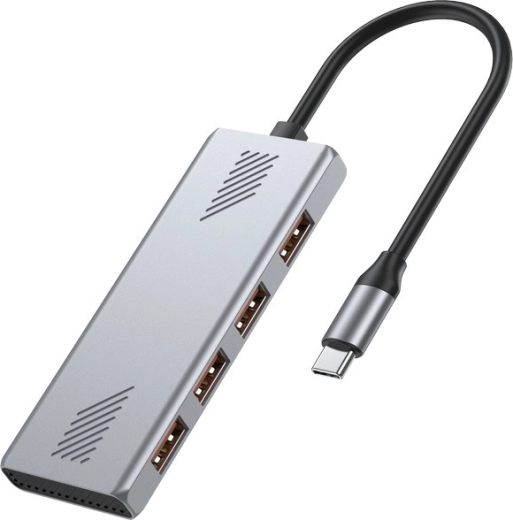 USB-C centrmezgls 3.2 Gen 2 ar 4 USB‑A portiem, 10 Gb/s