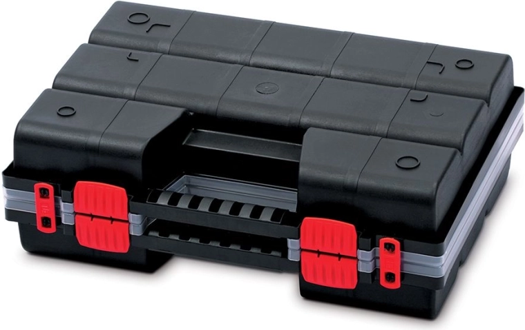 Plastmasas organizators NOR DUO 39 × 29 × 13 cm, atvienojams, pielāgojami nodalījumi