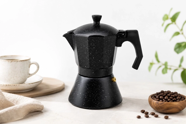 Līdz 9 tasēm espresso vienā gatavošanas reizē