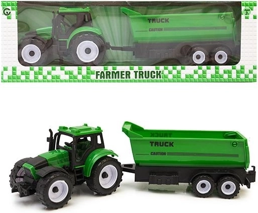 Tractor with trailer - 1 piece