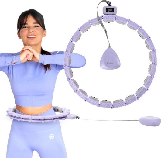 Regulējams masāžas hula-hoop ar LCD skaitītāju