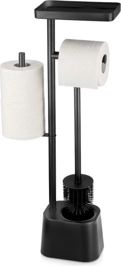 Vilde tualetes papīra statīvs ar WC birsti