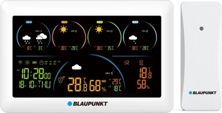 Meteoroloģiskā stacija ar Wi‑Fi un TUYA SMART lietotni