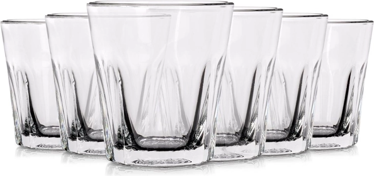 Stikla šotu glāzītes 40 ml, 6 gab. komplekts