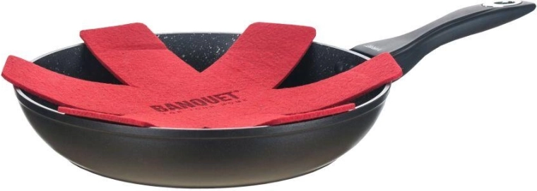 LUMIA Frying Pan 28 cm with Non-Stick Surface and Heat Ring