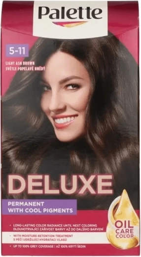 Palette Deluxe 5-11 light ashy brown hair dye 50 ml