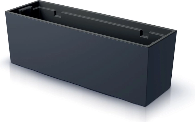 URBI CASE planter box with insert 77 cm anthracite
