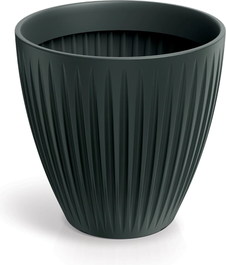 Puķupods Latia Round Midl 48 cm antracīts