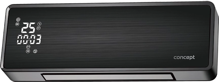 Efficient heat distribution thanks to oscillation and fan