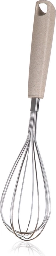 NATURAL whisk, stainless steel/PP 33.5 × 7.5 cm