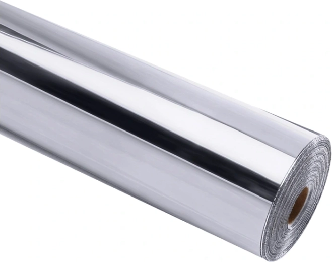 Pašlīmējošā plēve HTVRONT Chrome Metallic sudraba 30,5 × 90 cm