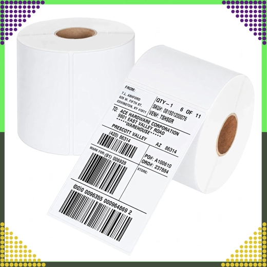 Ideāli piemērotas piegādes etiķetēm 100 × 150 mm