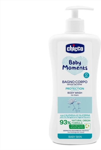 Chicco Baby Moments Protection dušas želeja bērniem no dzimšanas 750 ml