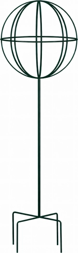 Dārza metāla balsts kāpelējošiem augiem 50 × 10 cm, zaļš