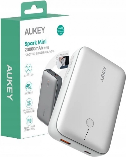 Aukey Spark Mini powerbanka balta 20000mAh