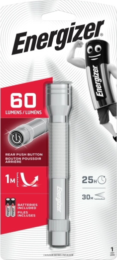 Kabatas LED lukturītis Energizer Metal, 2× AA