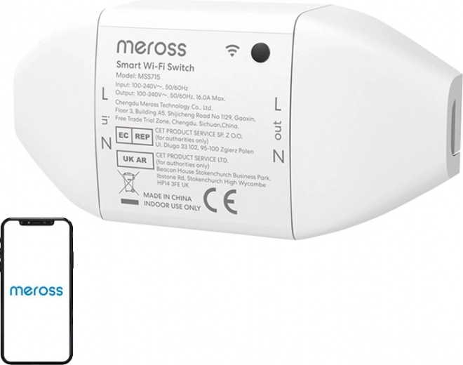 Smart WiFi Switch Meross with Matter Support