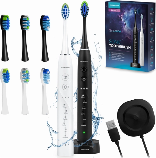 Berdsen Galaxy Duo Sonic Electric Toothbrush – set of 2