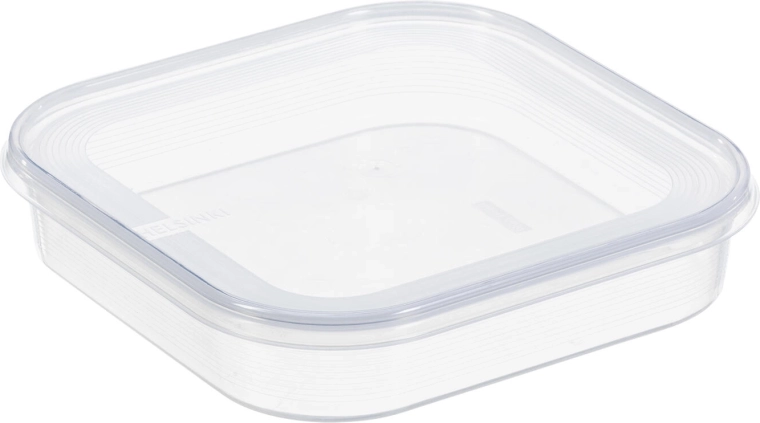 Kvadrātveida trauks HELSINKI 0,9 l, plastmasas