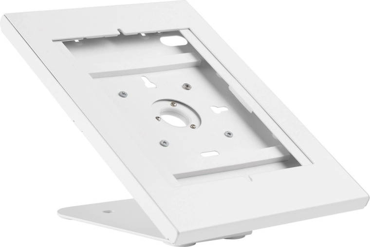 Desktop tablet stand with locking