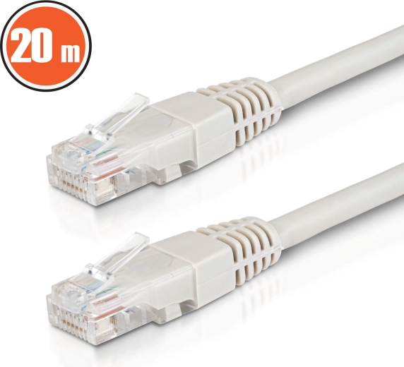 UTP Cat6 CCA Patch Cable 20 m Gray