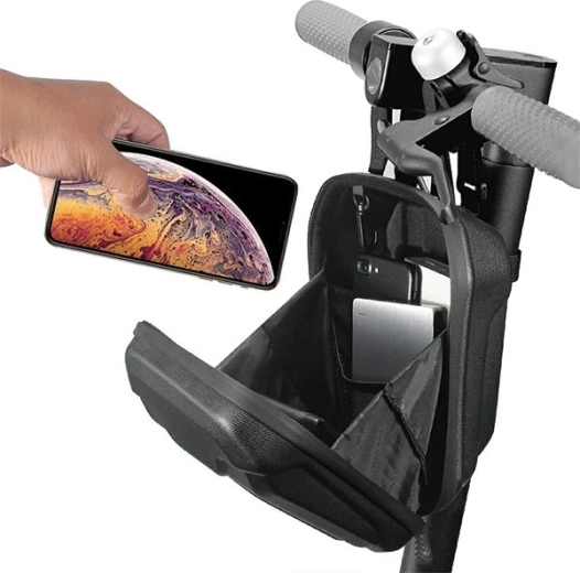 Everything important within reach while riding