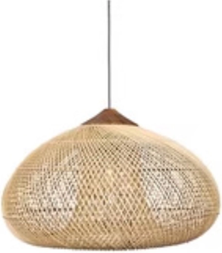 Hanging Rattan Light 50 cm – Natural
