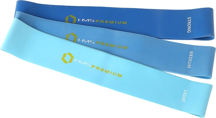 HMS Premium pretestības gumiju komplekts – 3 līmeņu komplekts