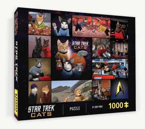 Star Trek kaķu puzle, 1000 detaļas