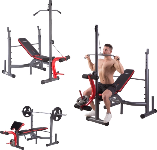 High pulley for the back and arms