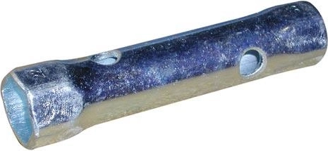 Double-ended tubular wrench 17–19 mm galvanized