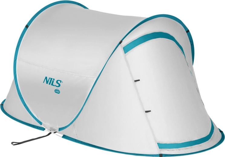 Pašizvēršama pludmales telts NILS Camp, pelēka