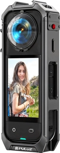 PULUZ metāla aizsargkorpuss ar objektīva vāku INSTA360 X5 kamerai