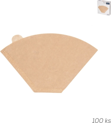 Nebleēti papīra kafijas filtri, mazi 100 gab.
