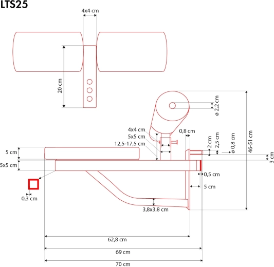 Precise dimensions for correct positioning