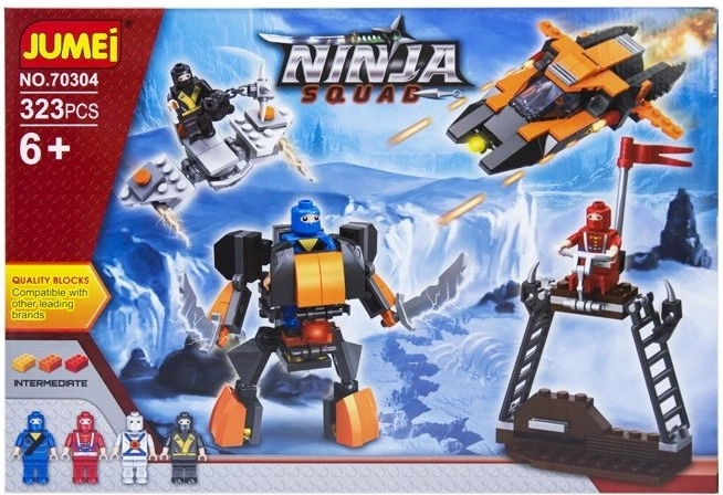 Jumei Ninja Squad building set 323 pieces (ninja warriors) - 1 piece