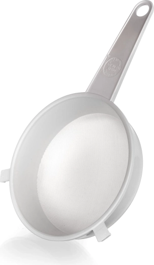Virtuves siets ar smalku sietu 16 cm, balts