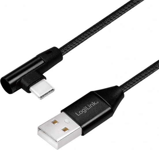 USB 2.0 Right-Angle USB-C Cable 0.3m