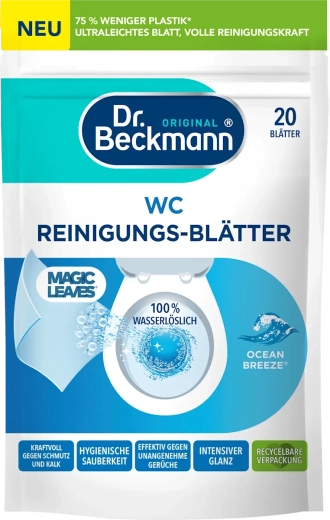 Dr. Beckmann toilet cleaning wipes Ocean Breeze, 20 pcs