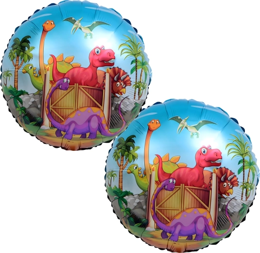 Dinozauru dzimšanas dienas balonu komplekts, 5 gab.