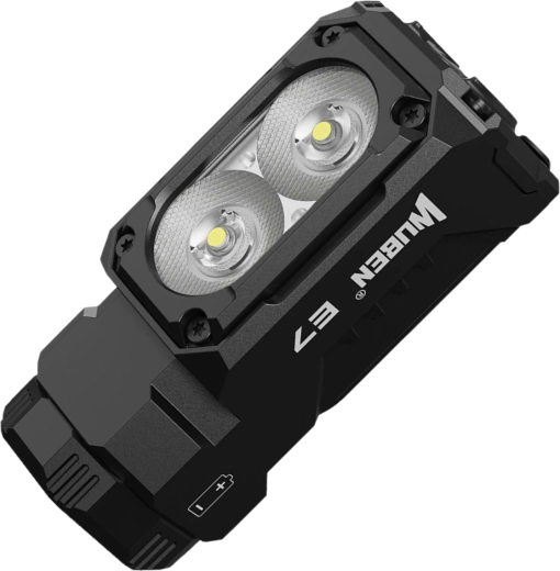 Wuben E7 headlamp/handheld flashlight 1800 lm 6500K, black