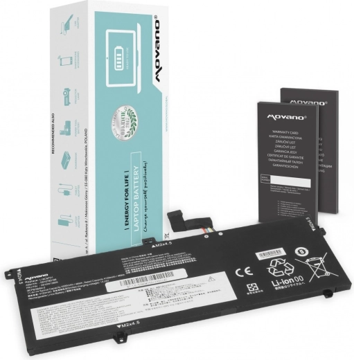 Movano baterija Lenovo ThinkPad X13, X390 un X395, 4220 mAh (48 Wh)
