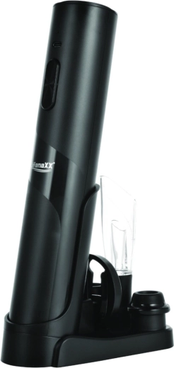 Lifenaxx 2-in-1 Electric Wine Opener with Vacuum Pump