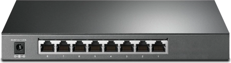 Viedais gigabita slēdzis TP-LINK JETSTREAM, 8 porti (4× PoE+)