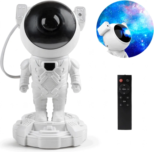Pagriežama astronauta galva precīzai projekcijai